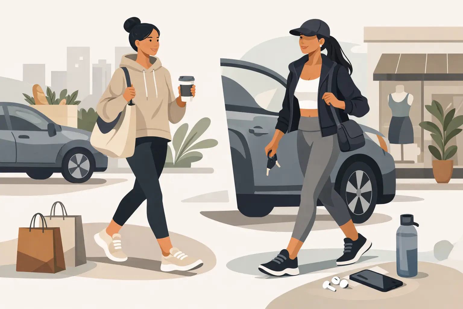 Athleisure Outfits for Running Errands That Work